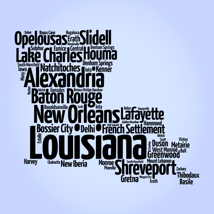 Louisiana cities towns